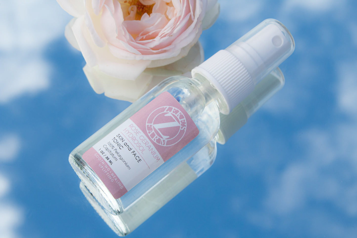 Rose Geranium Hydrosol Skin and Face Tonic