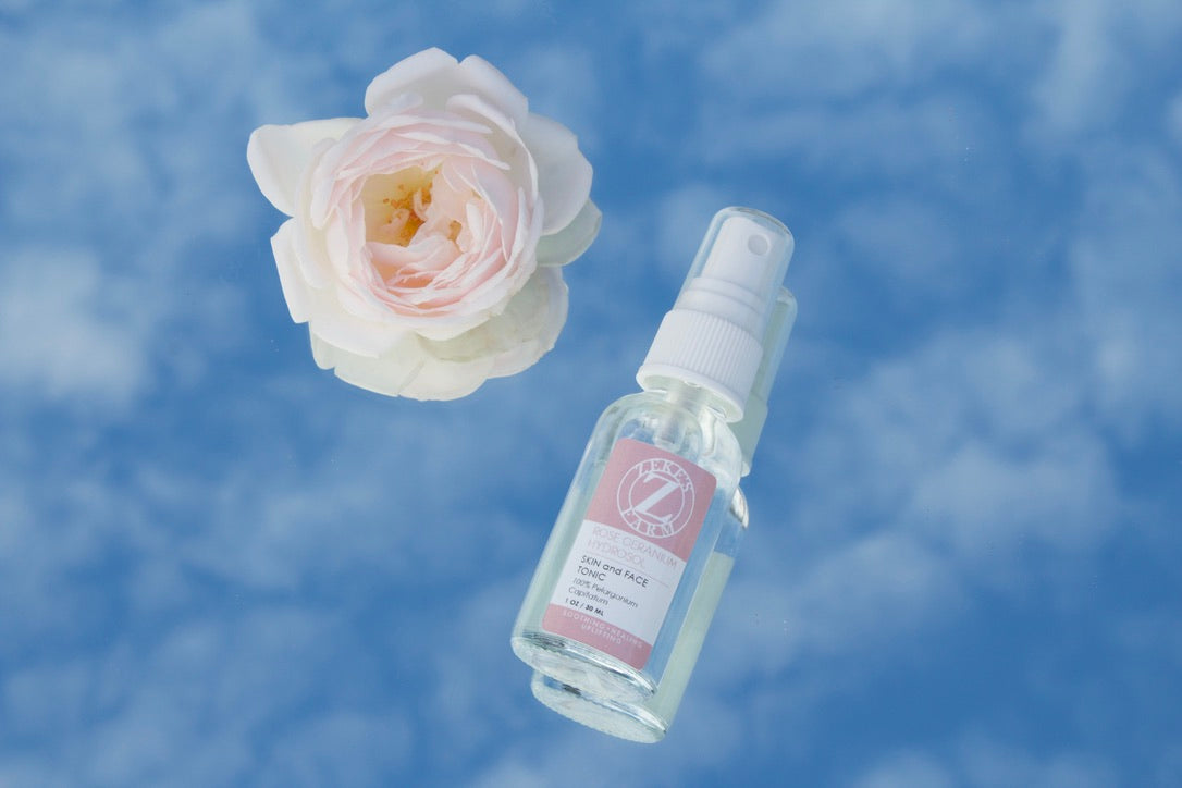 Rose Geranium Hydrosol Skin and Face Tonic